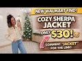 Walmart Sherpa Jacket Try On Affordable Fall Holiday Outfit Ideas 2025 Try On Haul 2026