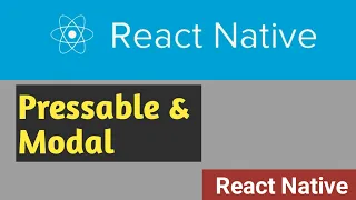 Pressable Modal React Native Tutorial in Hindi