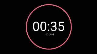 35 Second Countdown Timer iPhone Timer Style