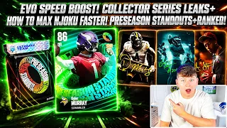 EVO SPEED BOOST COLLECTOR SERIES LEAKS HOW TO MAX NJOKU FASTER AND PRESEASON STANDOUTS