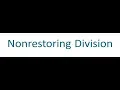 NON RESTORING DIVISION ALGORITHM 28