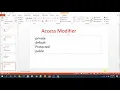 Java Oop Bangla Tutorial 12 Access Modifier