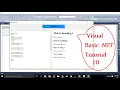 Visual Net Tutorial 10 - How to Create a Simple HTML Editor in VB NET