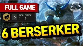 6 BERSERKER COMP! - Teamfight Tactics Full Game | TFT
