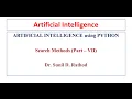 10 AI using Python - Depth First Iterative Deepening for Un-directed Graph by Sunil Sir