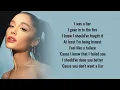 Download Lagu Ariana Grande - One last time Lyrics