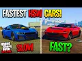 Top 10 FASTEST HSW Cars In GTA Online Updated