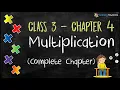 Class 3 Maths Chapter Multiplication Complete Chapter with free worksheet