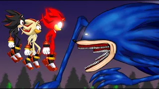 Shin Sonic Tapes vs Shadow The Hedgehog, Gorefield. Full Animation. Drawing Cartoon 2.