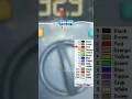 calculate the resistor value with red red black red and brown colors
