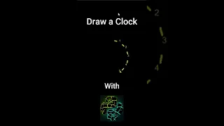 Draw a Clock Python Turtle Graphics