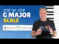 G Major Scale on Piano Made Easy for Beginners
