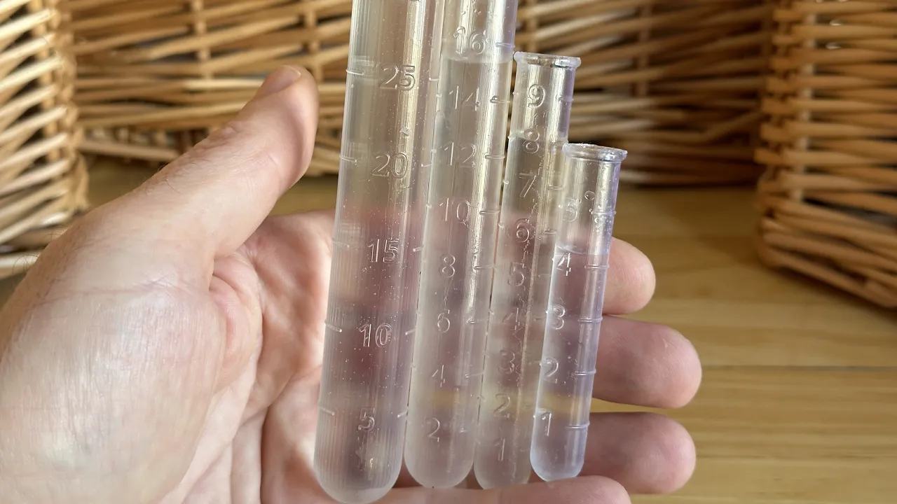 Volumetrically Accurate Test Tubes