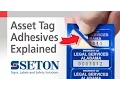 How to Choose Adhesive Backing Options for Asset ID Tags Seton