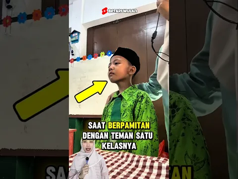 Siswa ganteng ini bersedih saat berpamitan dengan satu kelas 😭