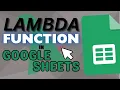 How to Use LAMBDA Function in Google Sheets BYCOL BYROW