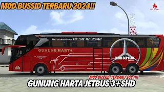 Download MOD BUSSID TERBARU 2024 || BUS GUNUNG HARTA JETBUS 3+ SHD MERCEDES BENZ 2542 FULL AIR SUSPENSION MP3