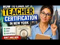 How to look up a teacher certification in New York