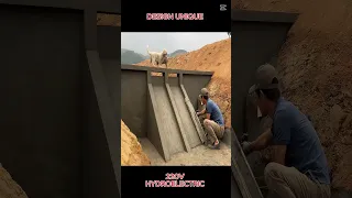 Construction Of A 220V Mini Hydroelectric Plant With A Unique Turbine Mini Diy Greenenergy 