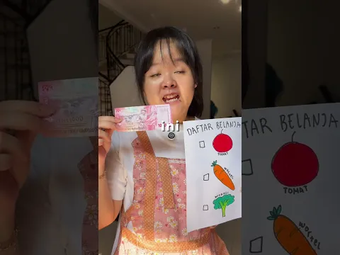 Ikutin perintah ibu pas belanja makanan🤔🤔