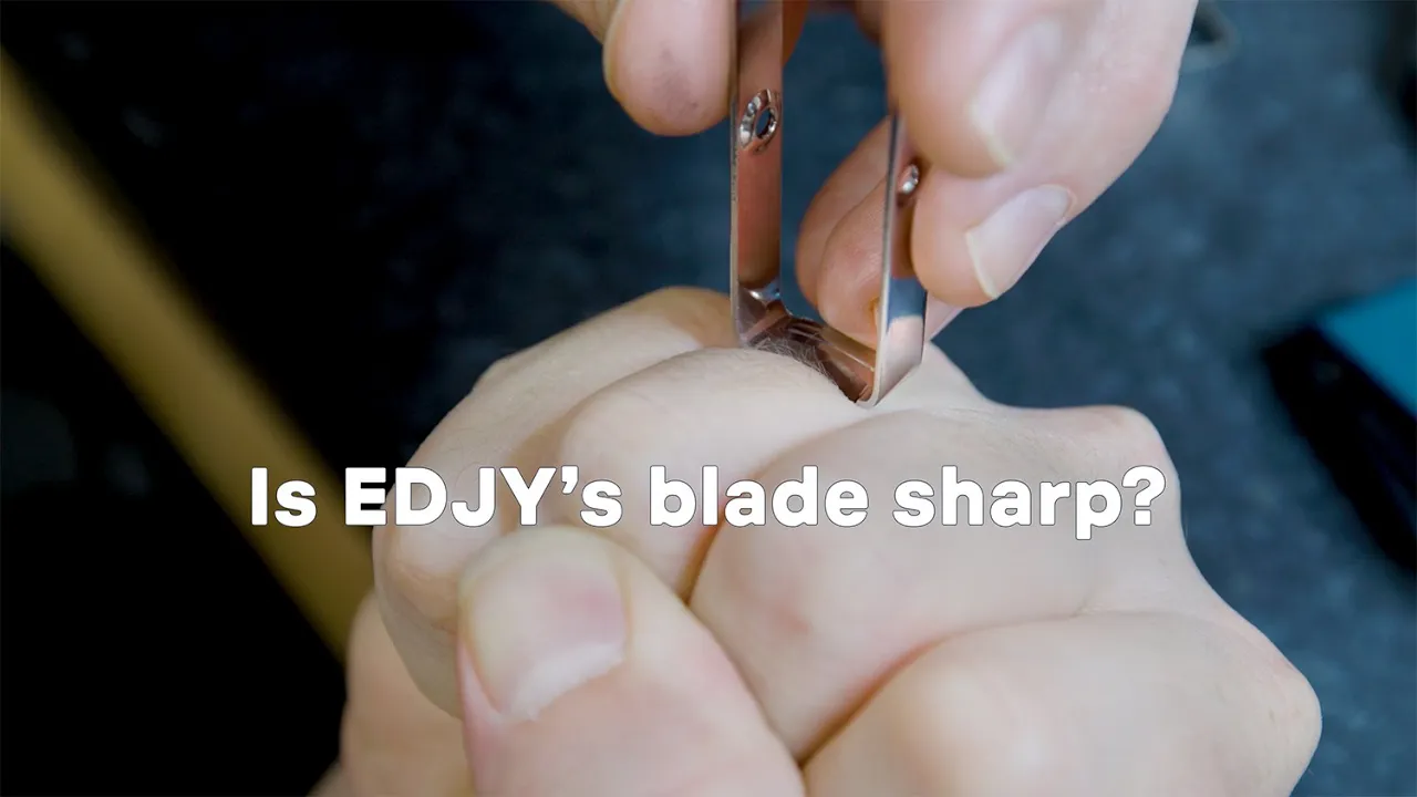 EDJY — EDJY — Precision Nail Cutter Demonstration (YouTube video ad)