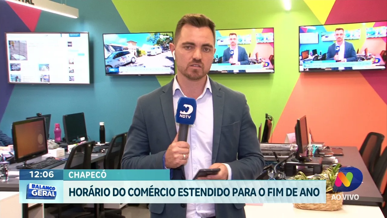 CDL Chapecó sugere horários de atendimento para o fim de ano