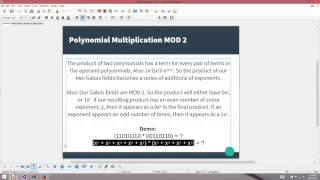 AES Encryption 3 MixColumns 1 Dot Products