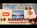 LG StandByMe 27 Unboxing Review Portable Smart Touchscreen TV