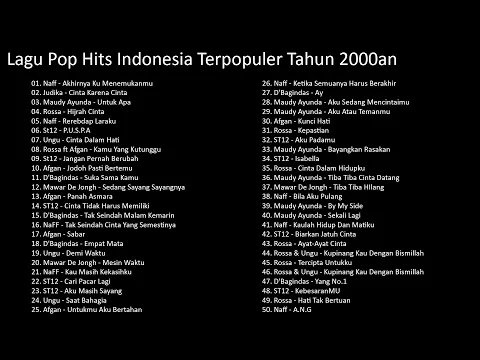 Download MP3 Lagu Pop Hits Indonesia Terpopuler Tahun 2000an