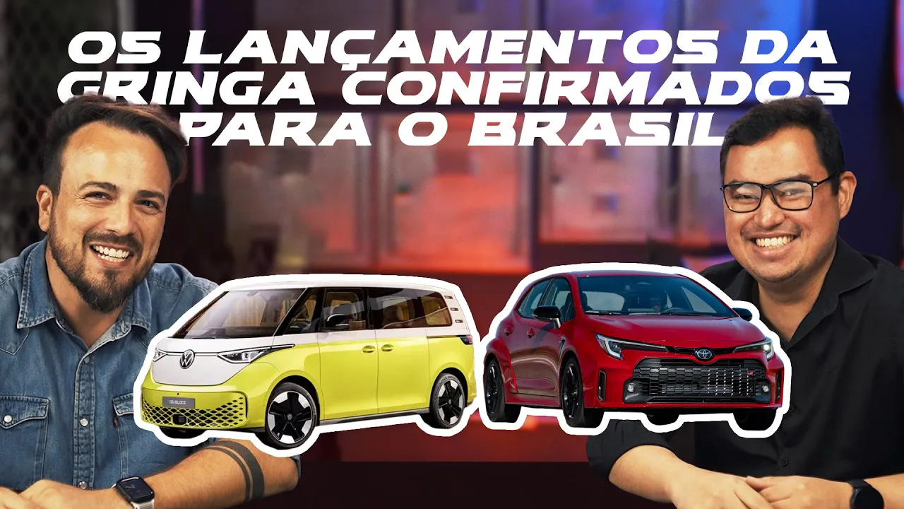 KOMBI ELÉTRICA VW ID.Buzz , TOYOTA GR COROLLA E MAIS - 5 CARROS CONFIRMADOS PARA O BRASIL!