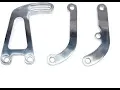Chevy 350 custom power steering pump bracket modification