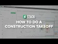 How To Do A Construction Takeoff