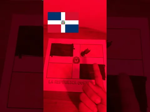 COLOREANDO LA BANDERA DE REPÚBLICA DOMINICANA 🇩🇴 🏝️CON LUCES LED💡🔥 #shortsvideo #rd