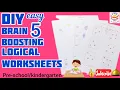 DIY Brain Boosting Concentration Logical Worksheets funwithlearningbymissa