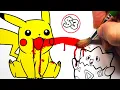 HORROR Artist vs 3 POKEMON Colouring Book