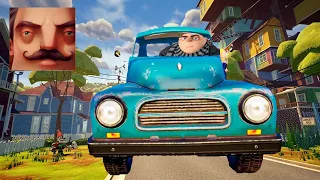 Hello Neighbor - My New Neighbor Despicable Me Gru Truck History Gameplay Walkthrough