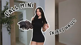 haul video fall mini skirts haul 