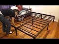 Noah Group Megatron Metal Bed Frame Assembly and Review Queen Size