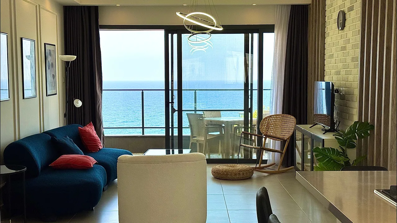 Sea-View 2-Bedroom Apartment in North Cyprus with sea view and residence permit suitable