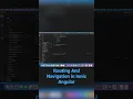 Rauting and Navigation in Ionic Angular