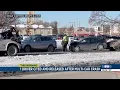 Several injured after four-vehicle crash near Lincoln High School