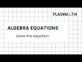 Solve the equation x 2-10x -21 Plainmath