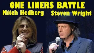 Stand Up Battle - Steven Wright vs Mitch Hedberg Stand Up Comedy Moments