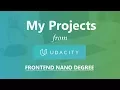 Udacity Nano Degree Review My Projects