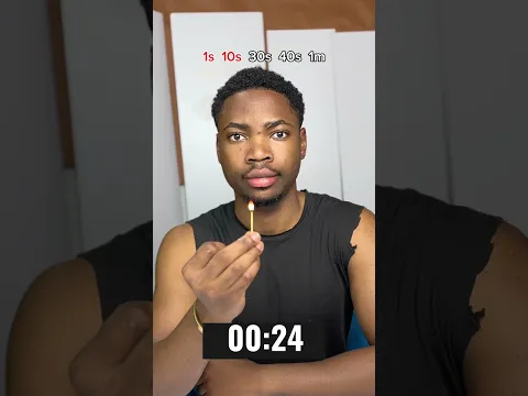 Quanto tempo apaga um palito de fósforo?