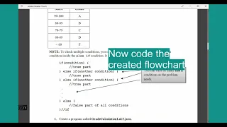Garde calculator with flow chart in JAVA