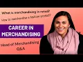 Merchandiser job description Fashion merchandising career Retail merchandiser job interview