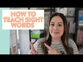 How to Teach Sight Words - Science of Reading sight word activities for struggling readers