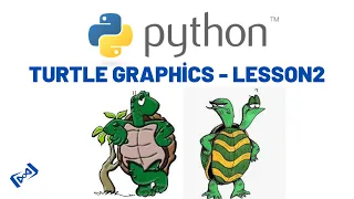 Python Turtle graphics Tutorial - LESSON 2