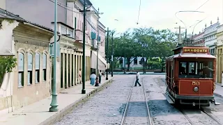 Rio de Janeiro 1920s in color, Post-War  [60fps, Remastered, w/ Sound]